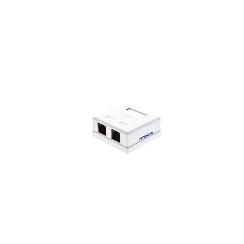 Rozetna Cat5e RJ45 sa 2 porta HYUNDAI HYU-NE-JPBHBO5001